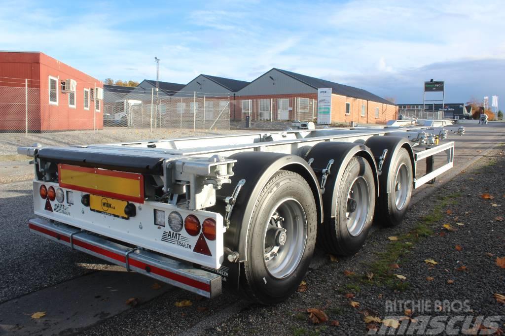 AMT CO310 - Container chassis med udskud i bag Semi Reboques Porta Contentores