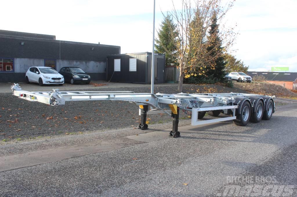 AMT CO310 - Container chassis med udskud i bag Semi Reboques Porta Contentores