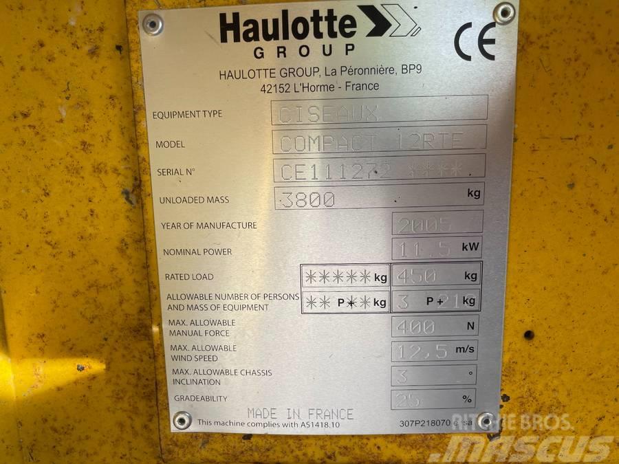 Haulotte Compact 12 RTE Elevadores de tesoura