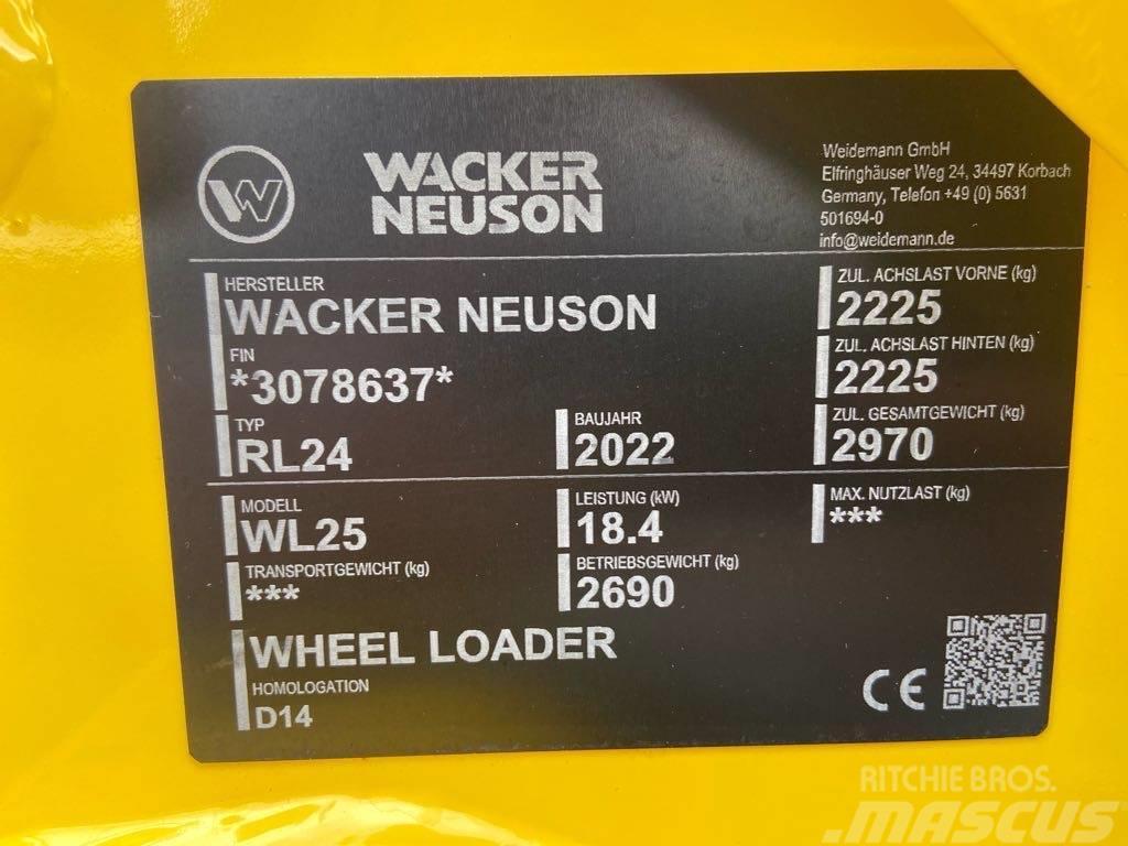 Wacker Neuson WL25 Pás carregadoras de rodas