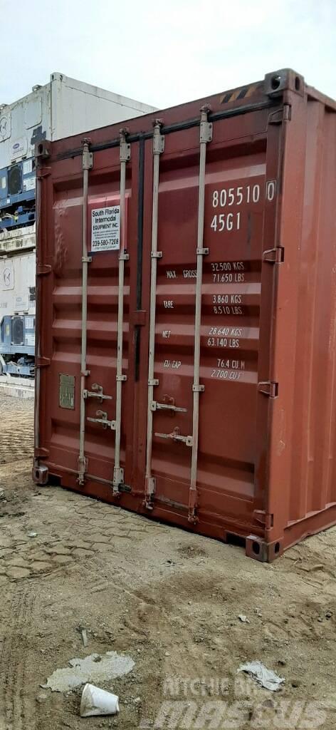 CIMC 40 Foot High Cube Used Shipping Container Reboques Porta Contentores
