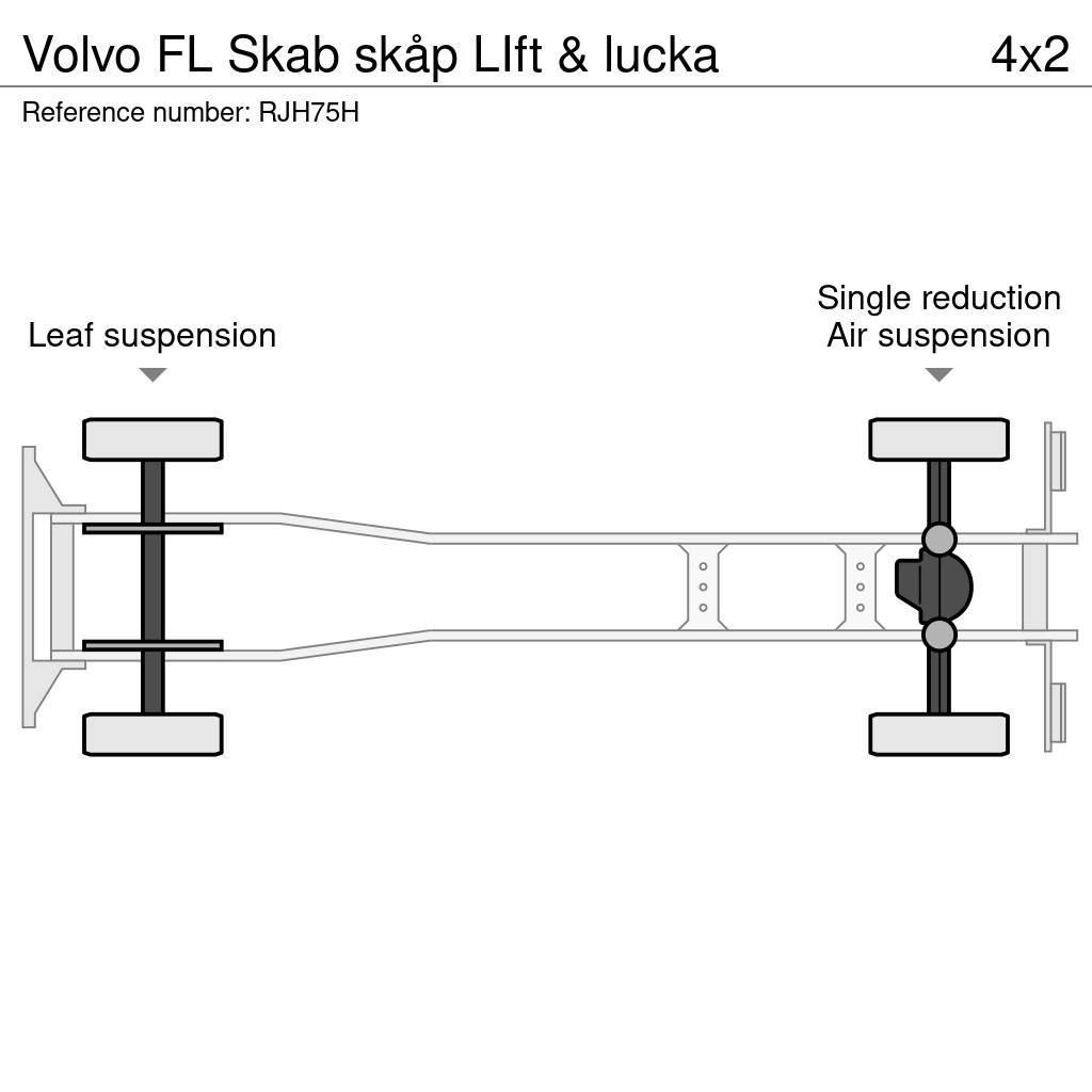 Volvo FL Skab skåp LIft & lucka Camiões de caixa fechada