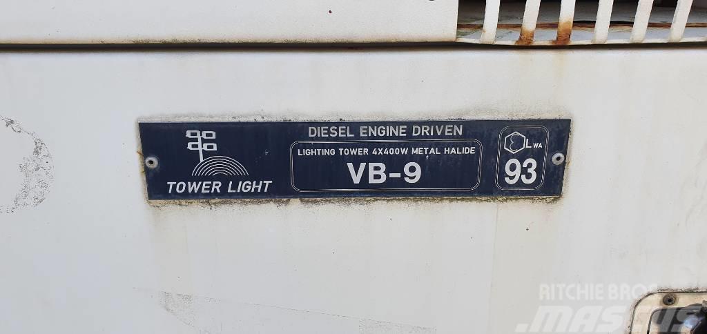 Towerlight VB-9 világítótorony/aggregátor Geradores Diesel