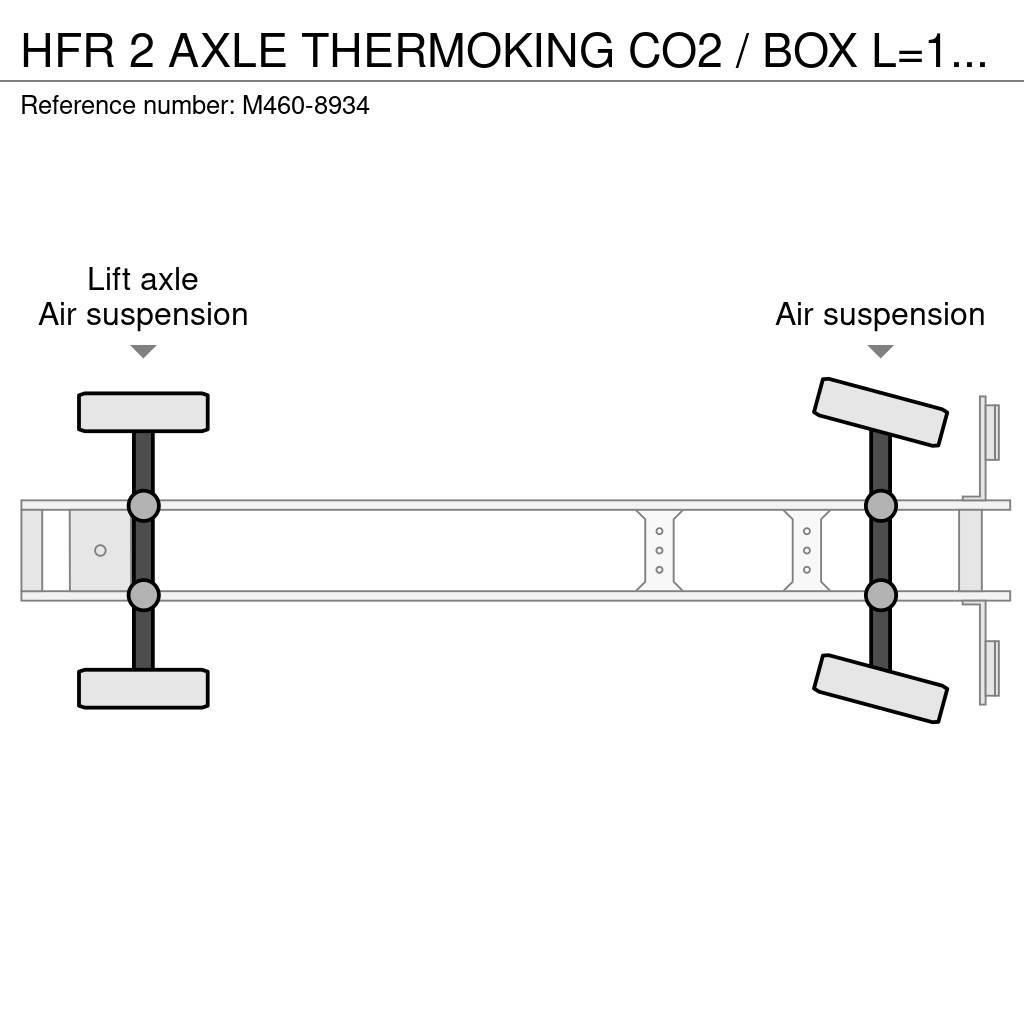 HFR 2 AXLE THERMOKING CO2 / BOX L=12699 mm Semi Reboques Isotérmicos