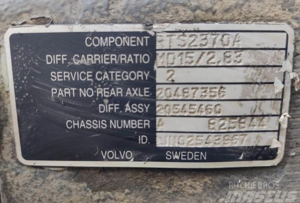 Volvo FH4 RTS2370A DRIVEN AXLE RAT 2.83 20487356, 205454 Eixos