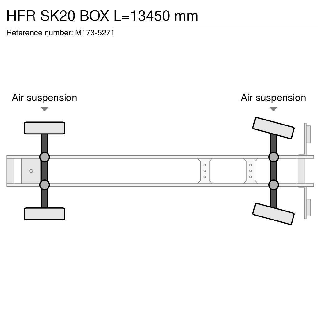 HFR SK20 BOX L=13450 mm Semi-Reboques Caixa Fechada