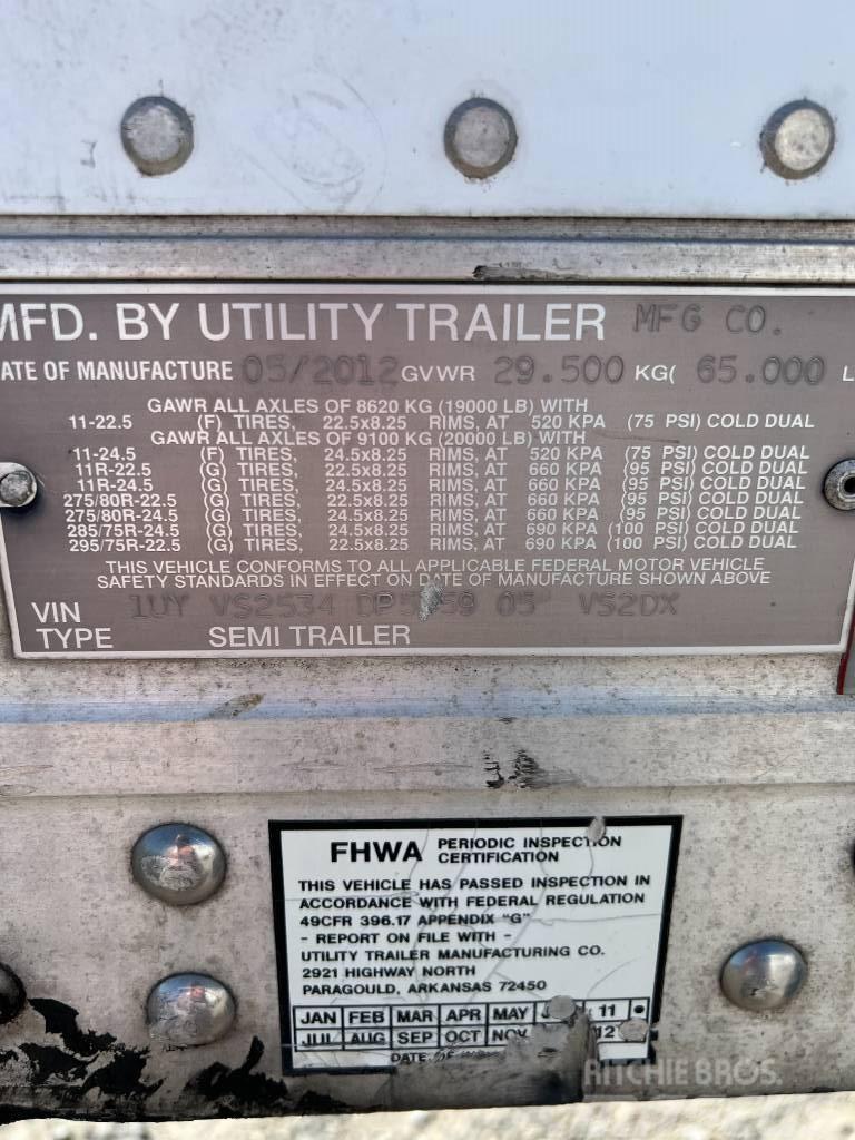 Utility 4000D-X Reboques de caixa fechada
