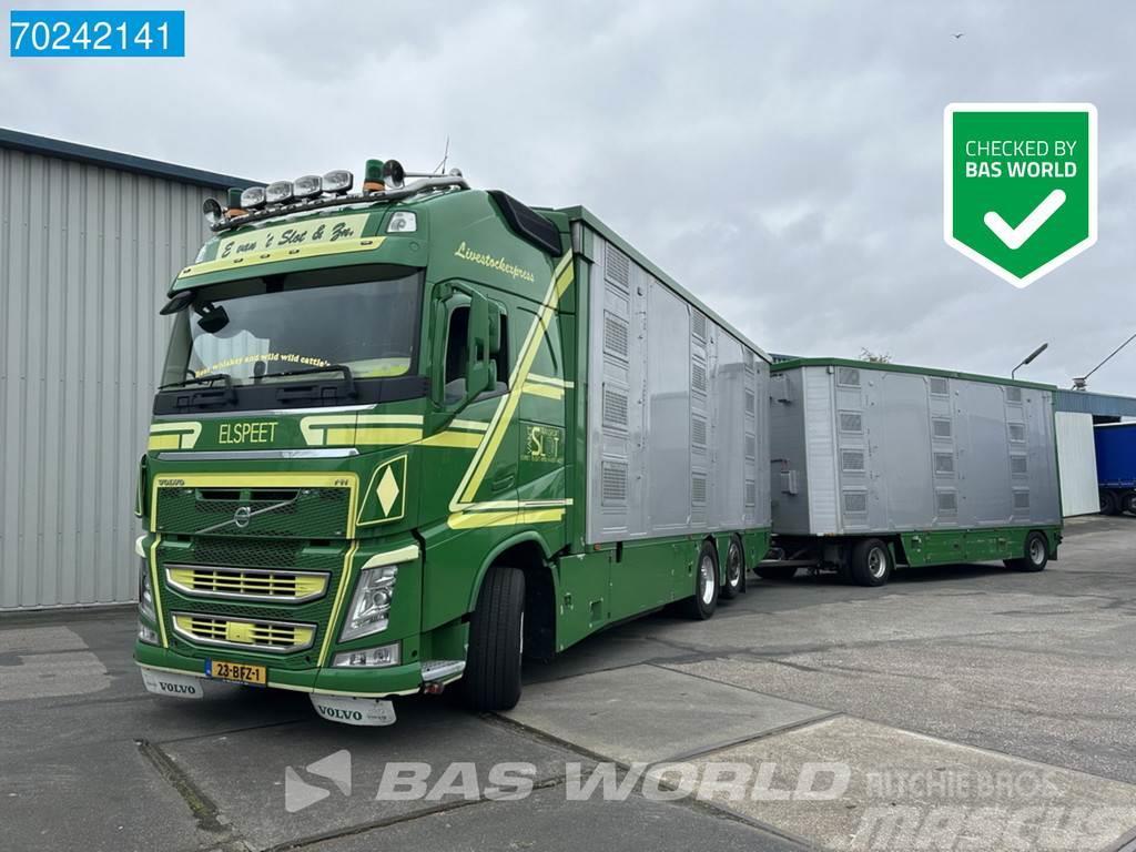 Volvo FH 540 6X2 NL-Truck Cattle transport I-Park Cool A Camiões de transporte de animais