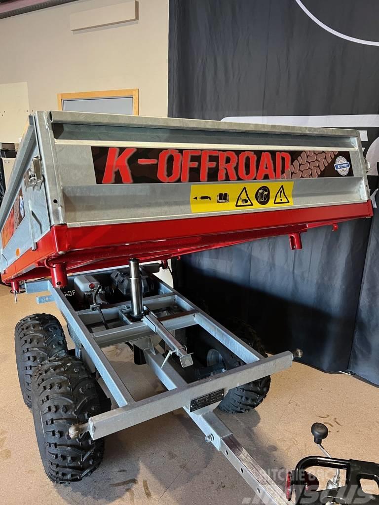  K Vagnen K-Offroad EL Tipp med fjärr 1200kg Reboques Agrícolas basculantes