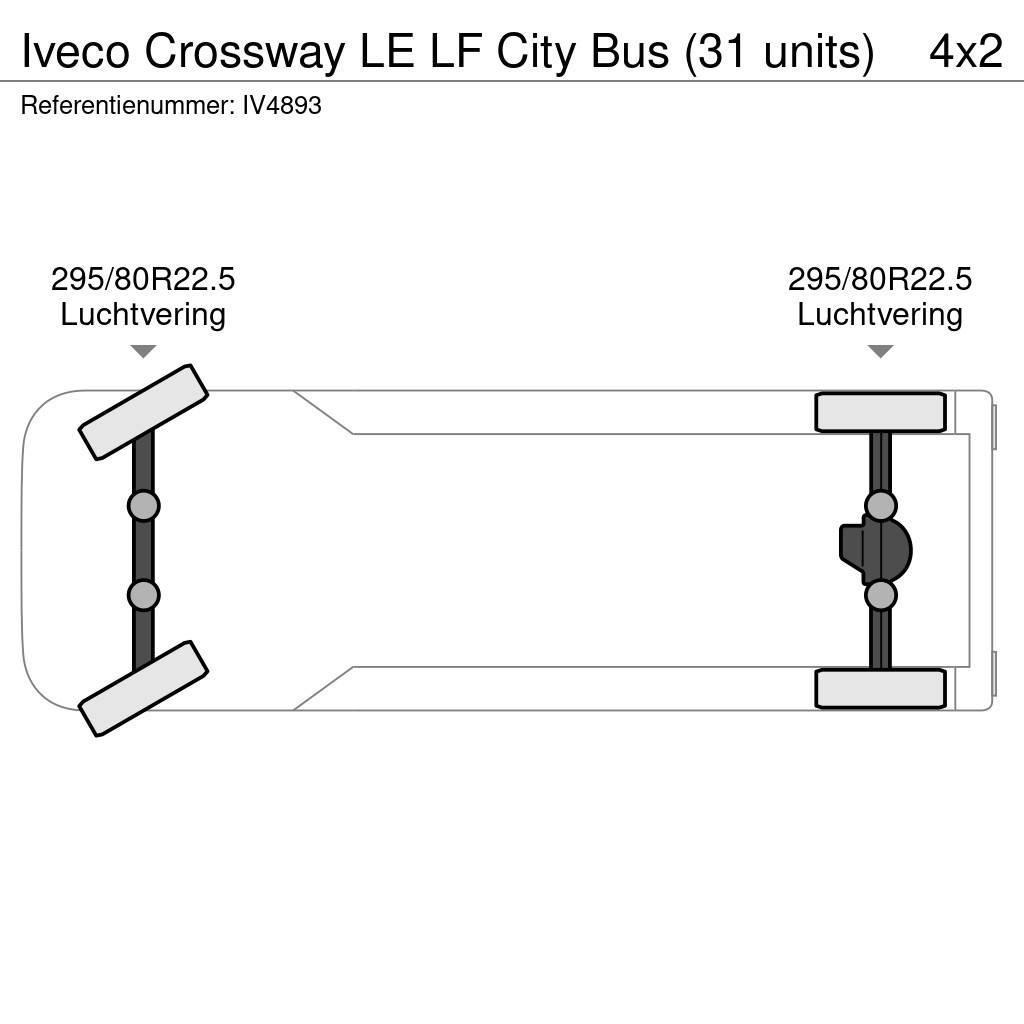 Iveco Crossway LE LF City Bus (31 units) Autocarros intercidades