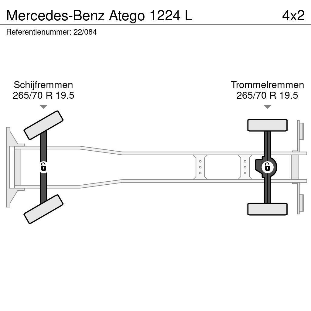 Mercedes-Benz Atego 1224 L Camiões de caixa fechada