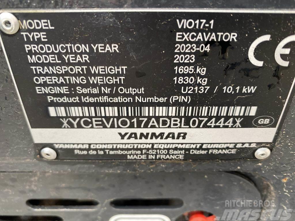 Yanmar VIO17-1 Mini Escavadoras <7t