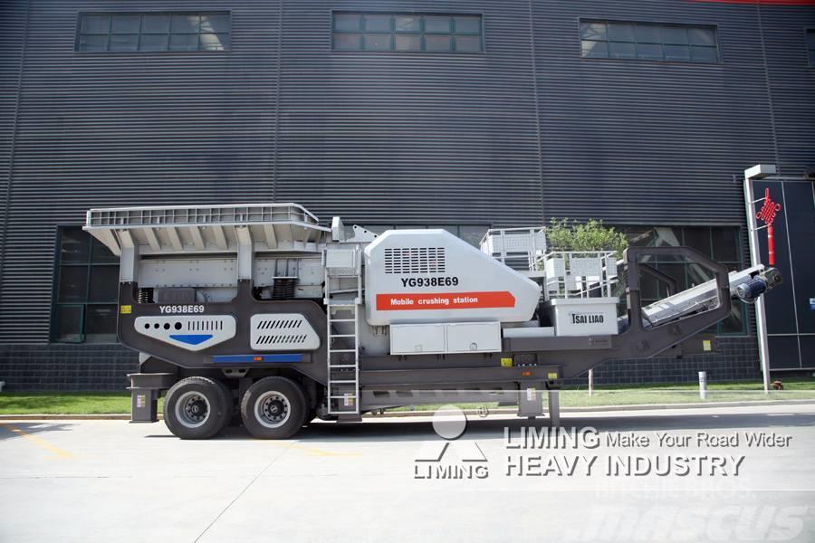 Liming Mobile Primary Jaw Crusher Stone Britadores móveis
