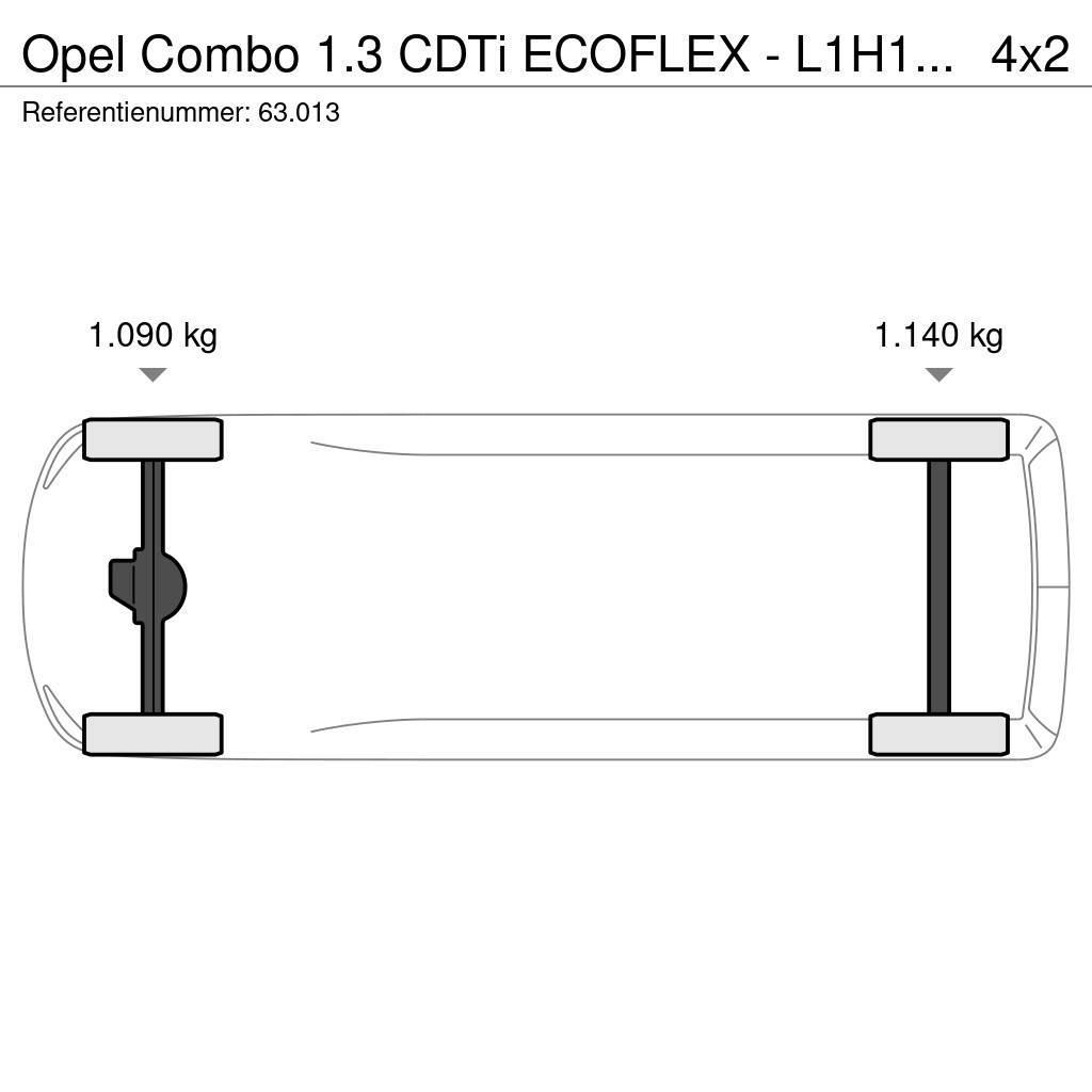 Opel Combo 1.3 CDTi ECOFLEX - L1H1 - AC - Cruise - Hook Caixa fechada