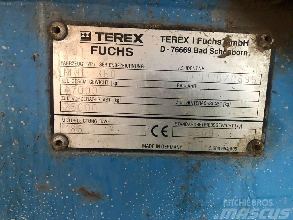 Terex Fuchs MHL 360 Escavadoras de rodas