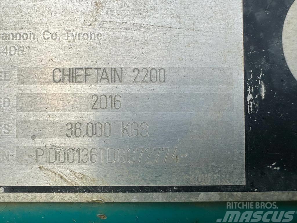 PowerScreen Chieftain 2200 Crivos móveis