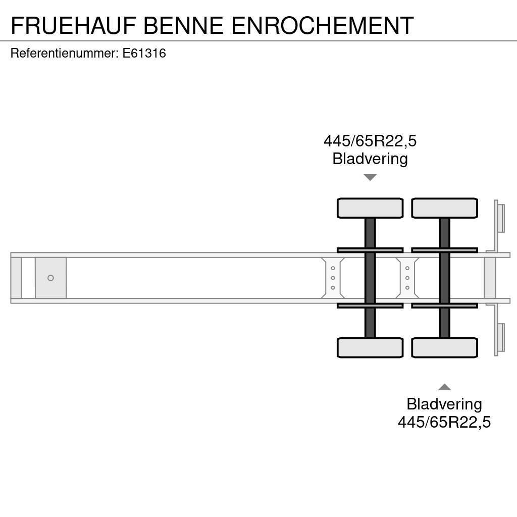 Fruehauf BENNE ENROCHEMENT Semi Reboques Basculantes