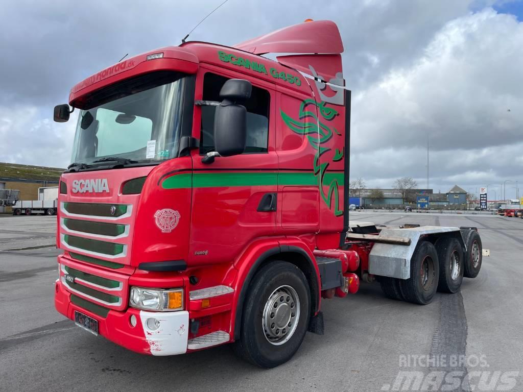 Scania G450 LB 8x4*4 HNB Euro 6 / Chassis / Fahrgestell Camiões de chassis e cabine