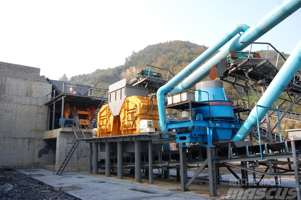 Kinglink 300TPH limestone crushing and sand production line Distribuidores Agregados