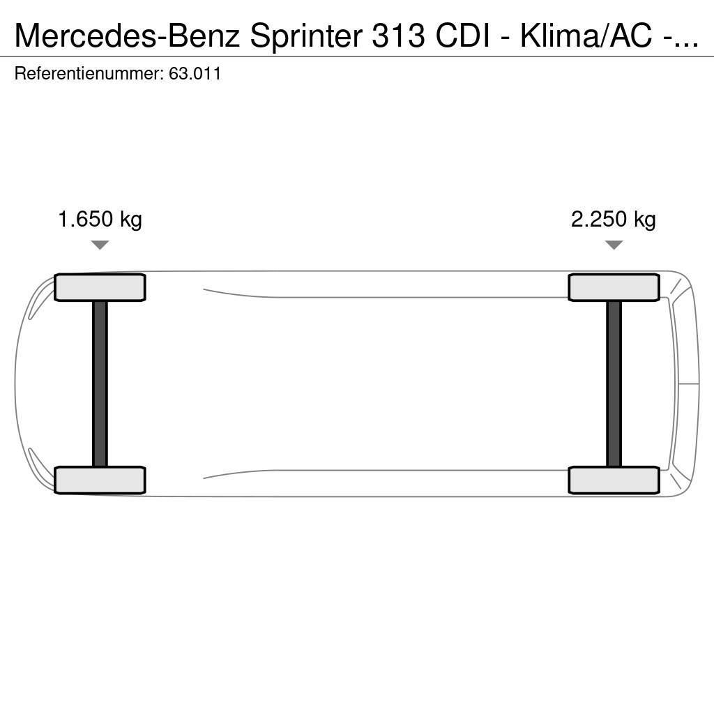 Mercedes-Benz Sprinter 313 CDI - Klima/AC - Joly B9 crane - 5 se Pick up de caixa aberta