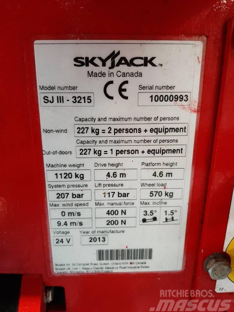 SkyJack SJIII 3215 Elevadores de tesoura