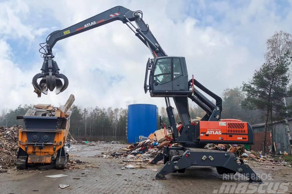 Atlas 250MH MASZYNA PRZEŁADUNKOWA MATERIAL HANDLER Manipuladores de resíduos / indústria