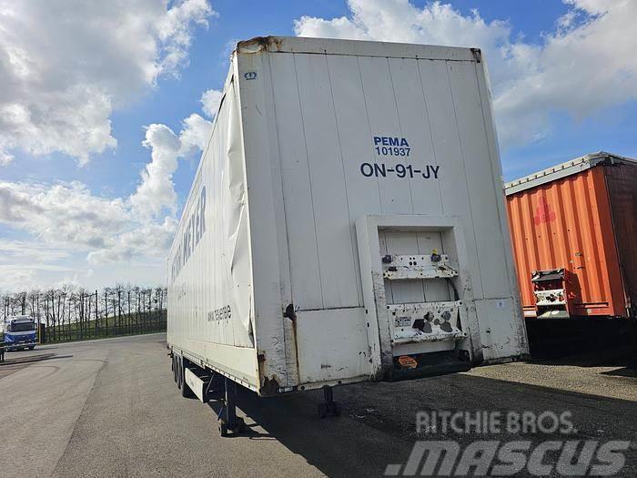 Krone sd | 3 axle mega closed box trailer| damage in fro Outros Semi Reboques
