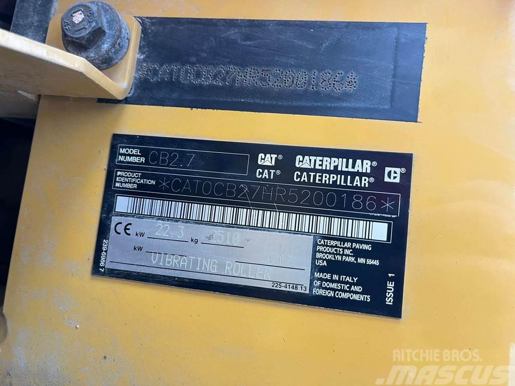 CAT CB 2.7 ONLY 53 HOURS ! Cilindros Compactadores tandem
