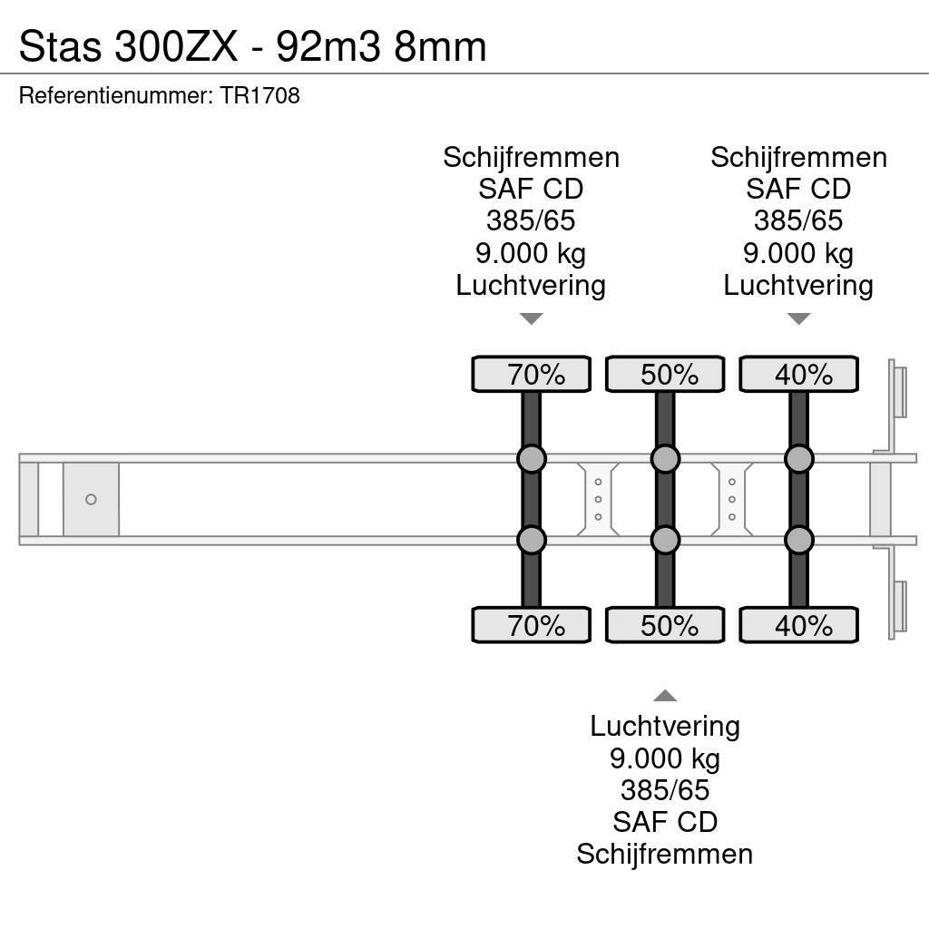 Stas 300ZX - 92m3 8mm Semi-reboques pisos móveis