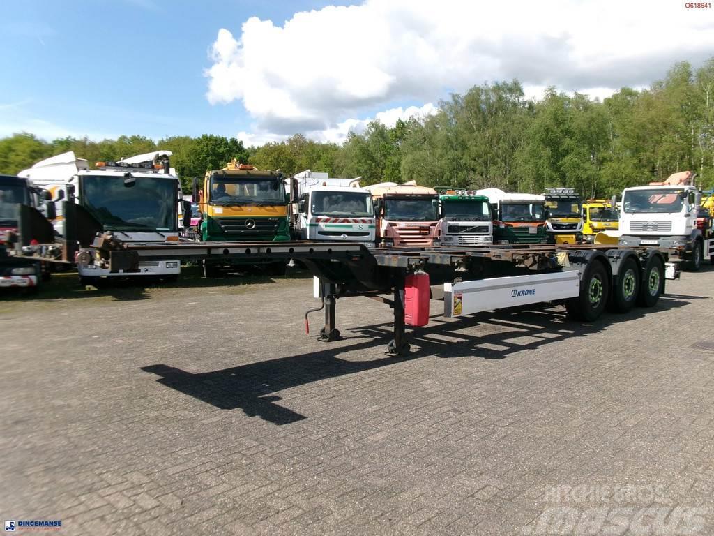 Krone 3-axle container trailer 20-30-40-45 ft DA08LNA Semi Reboques Porta Contentores