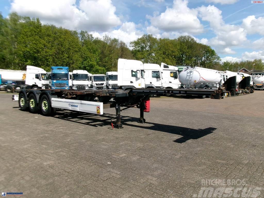 Krone 3-axle container trailer 20-30-40-45 ft DA08LNA Semi Reboques Porta Contentores