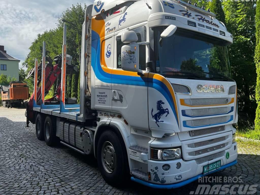 Scania R 560 Camiões de transporte de troncos
