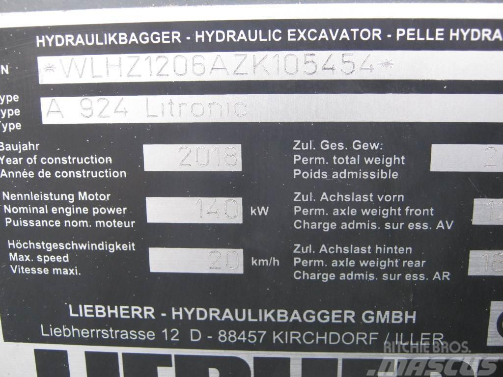 Liebherr A 924 Litronic Escavadoras de rodas