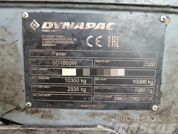 Dynapac SD1800W Pavimentadoras de asfalto