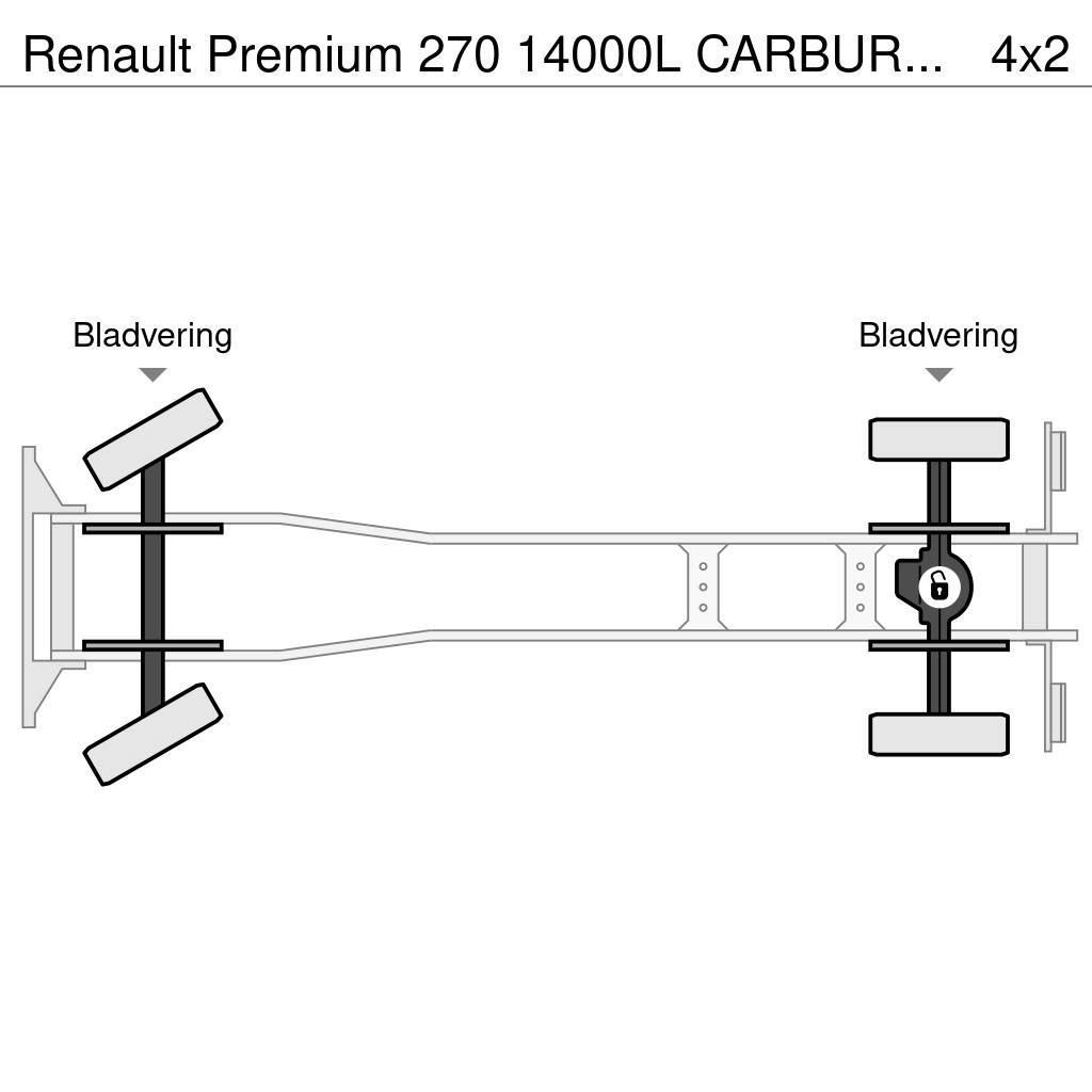 Renault Premium 270 14000L CARBURANT / FUEL - 4 COMP - LEA Camiões-cisterna
