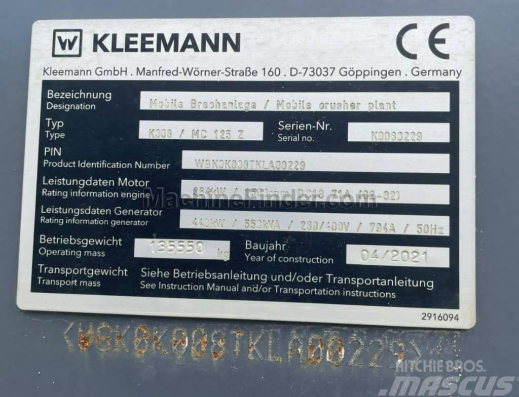 Kleemann MC125Z Britadores móveis