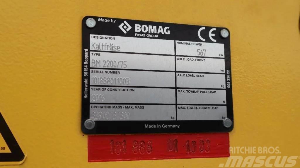 Bomag BM 2200/75 | COLD PLANER | NEW CONDITION! Fresadoras de asfalto