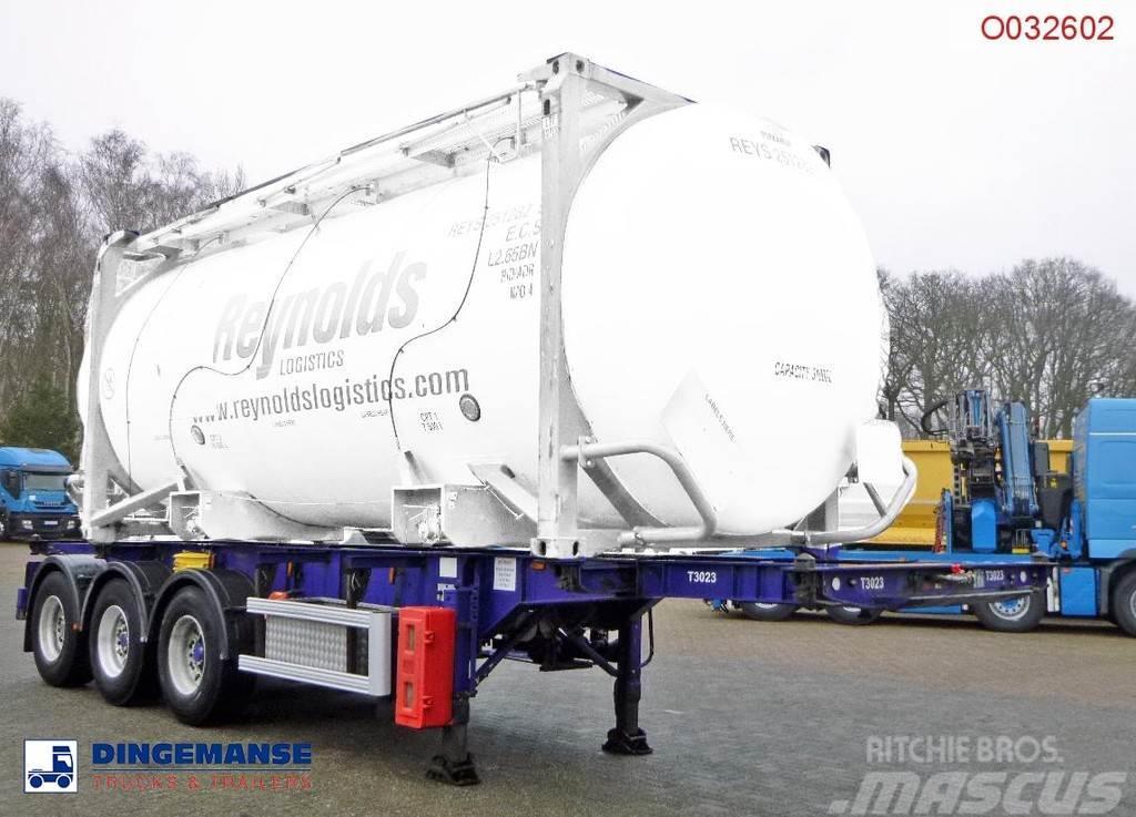  M & G 3-axle container trailer 20-30 ft Semi Reboques Porta Contentores