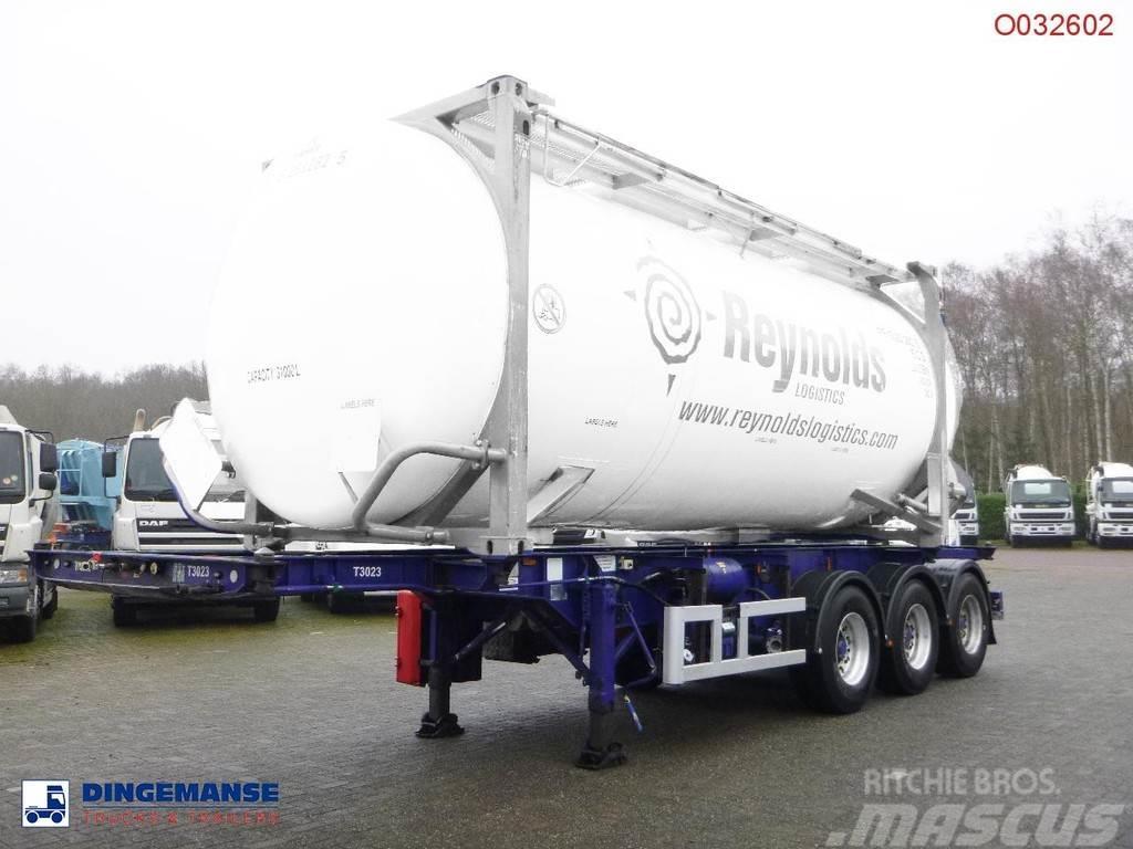  M & G 3-axle container trailer 20-30 ft Semi Reboques Porta Contentores