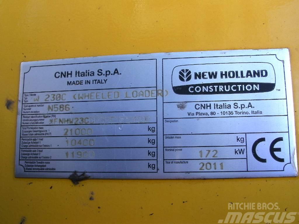 New Holland W 230 C Pás carregadoras de rodas
