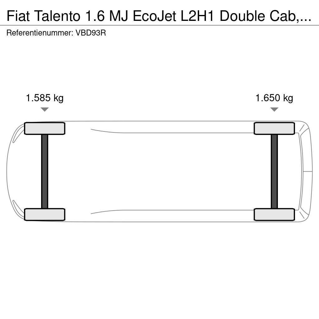 Fiat Talento 1.6 MJ EcoJet L2H1 Double Cab, Navi, Camer Caixa fechada