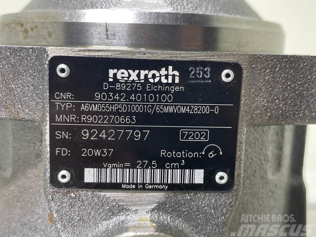 Rexroth A6VM055HP5D10001G-R902270663-Drive motor/Fahrmotor Hidráulica