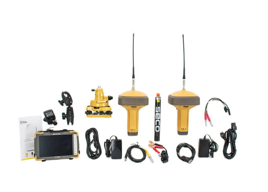 Topcon Dual GR-5 UHF II GPS Kit w/ FC-5000 & Magnet Field Outros componentes