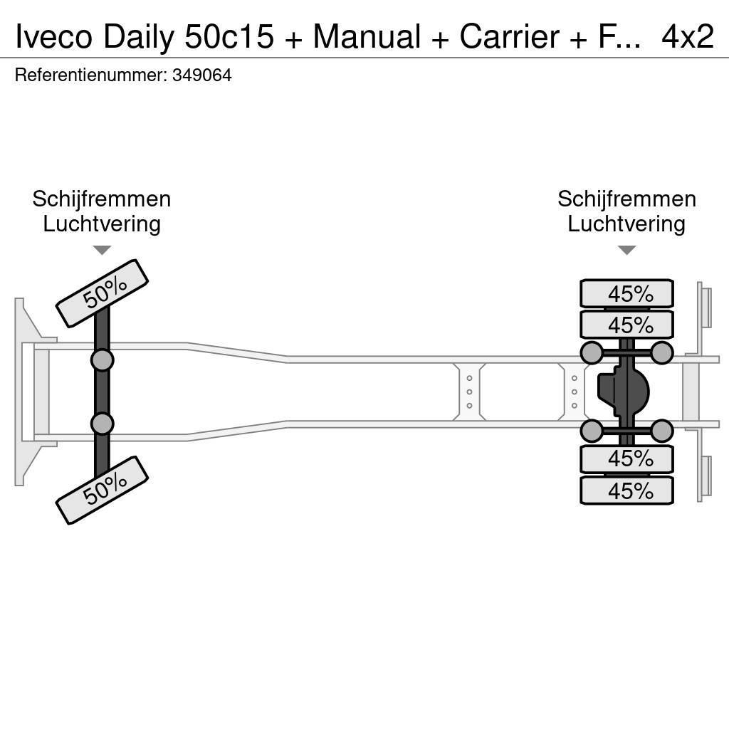 Iveco Daily 50c15 + Manual + Carrier + Flower transport Camiões caixa temperatura controlada
