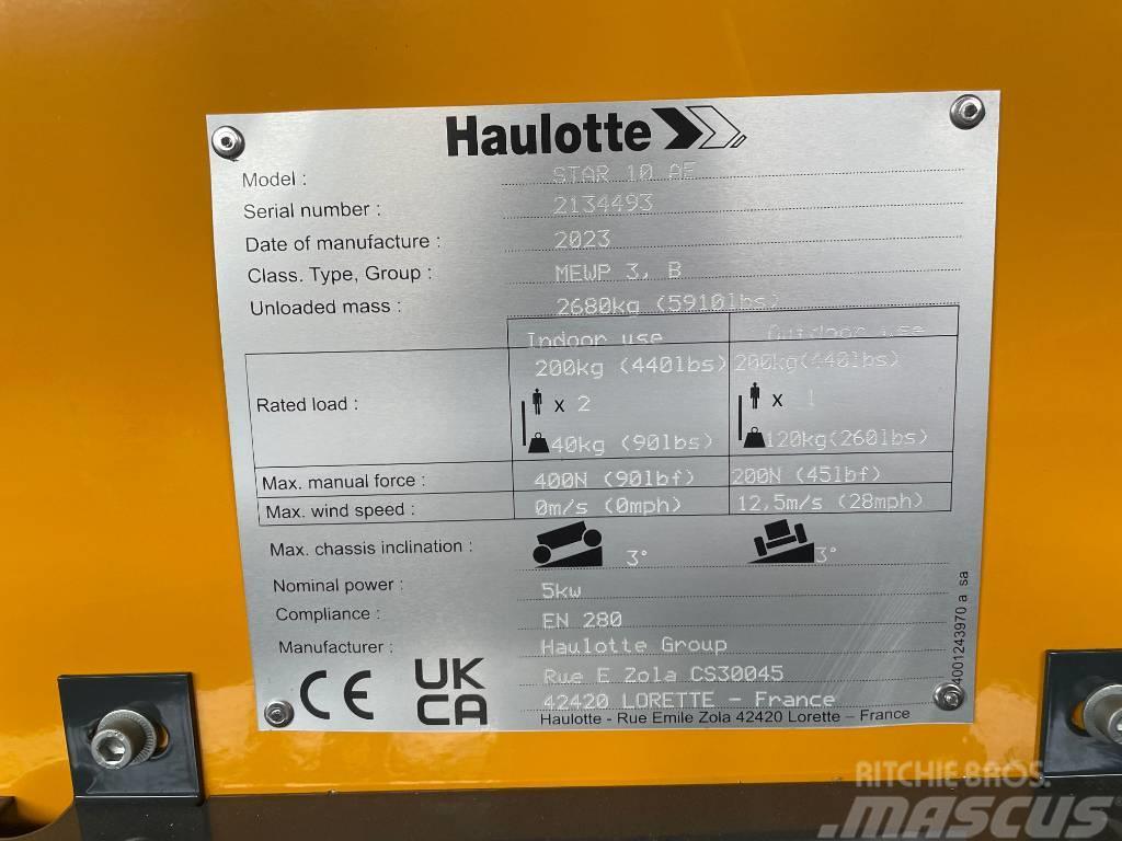 Haulotte Star 10, Electric, New, 10m, Vertical Masts Elevadores braços Telescópicos