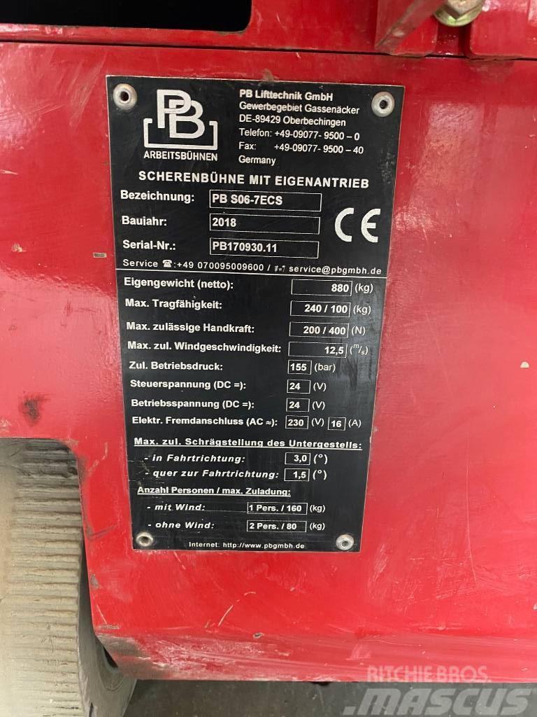 PB PB Lift S06-7ECS Elevadores de tesoura