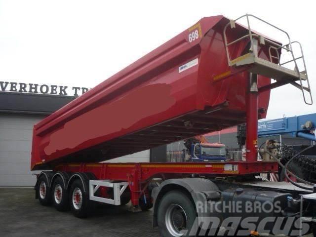 MOL 28m3 3 axle tipper trailer Alubox - Steelchassis ( Semi Reboques Basculantes