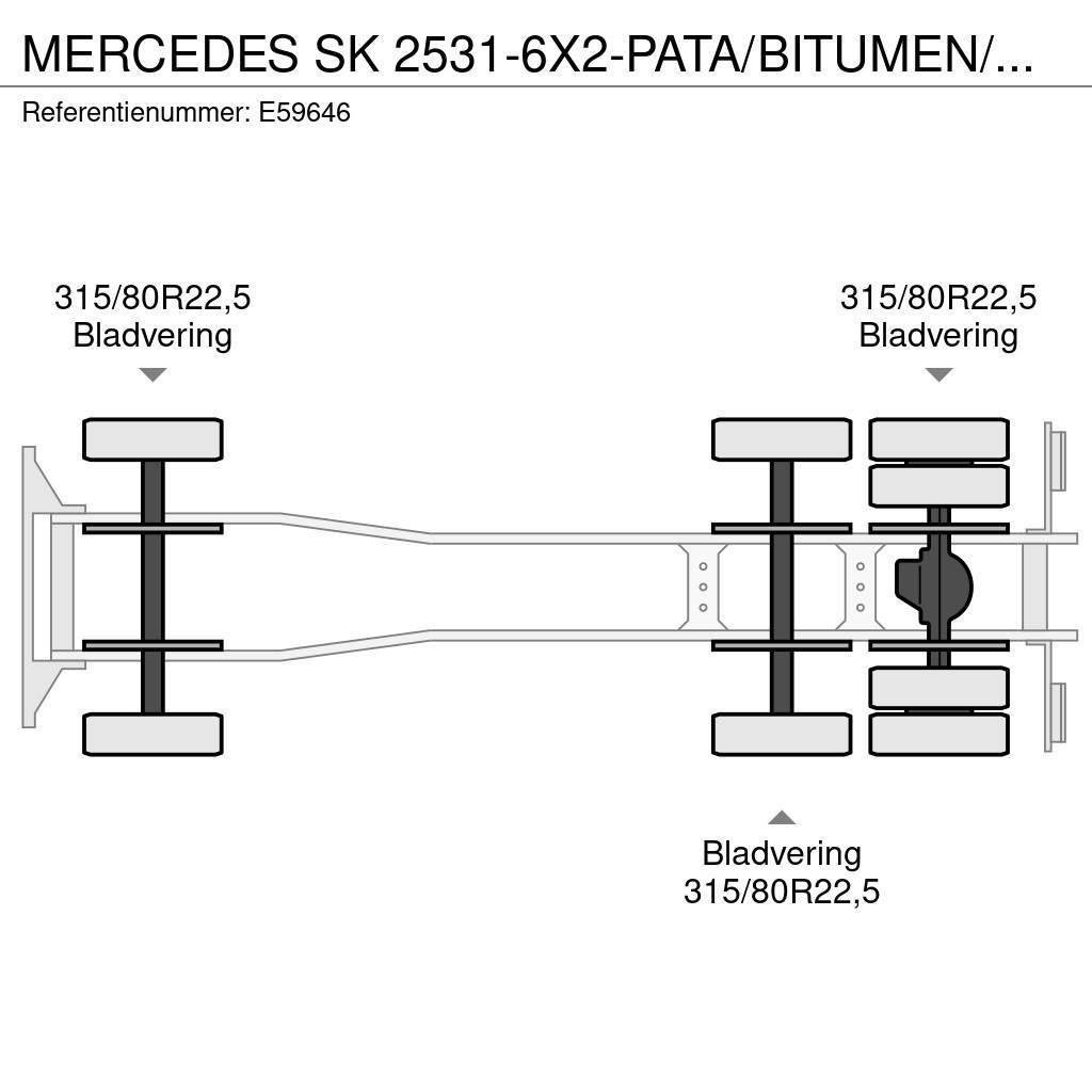 Mercedes-Benz SK 2531-6X2-PATA/BITUMEN/ASFALT/GOUDRON Camiões basculantes