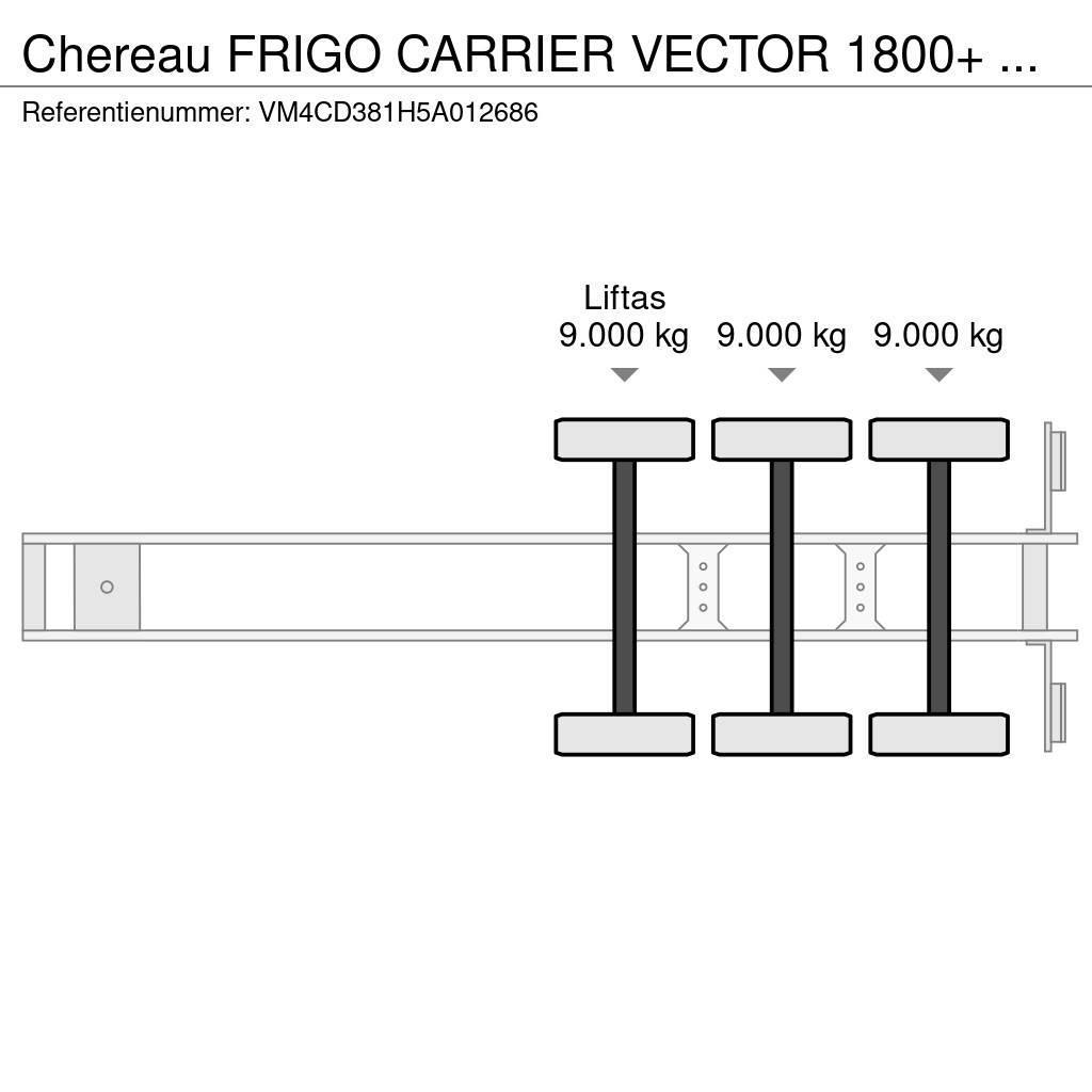 Chereau FRIGO CARRIER VECTOR 1800+ 3x + 2.60H Semi Reboques Isotérmicos