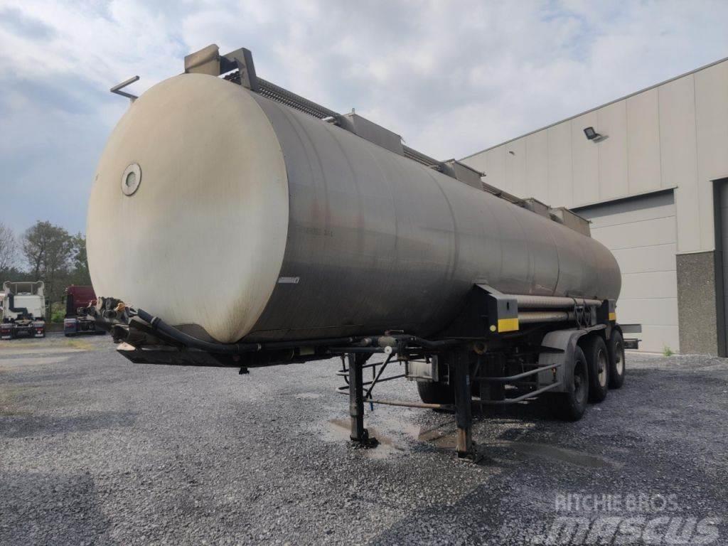 BSL CHEMICAL TANK IN STAINLESS STEEL - 29000 L - 5 UNI Semi Reboques Cisterna